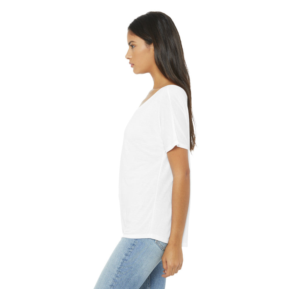 BELLA+CANVAS Women’s Premium Quality Slouchy Fit Scoop Neck Stylish T-Shirt