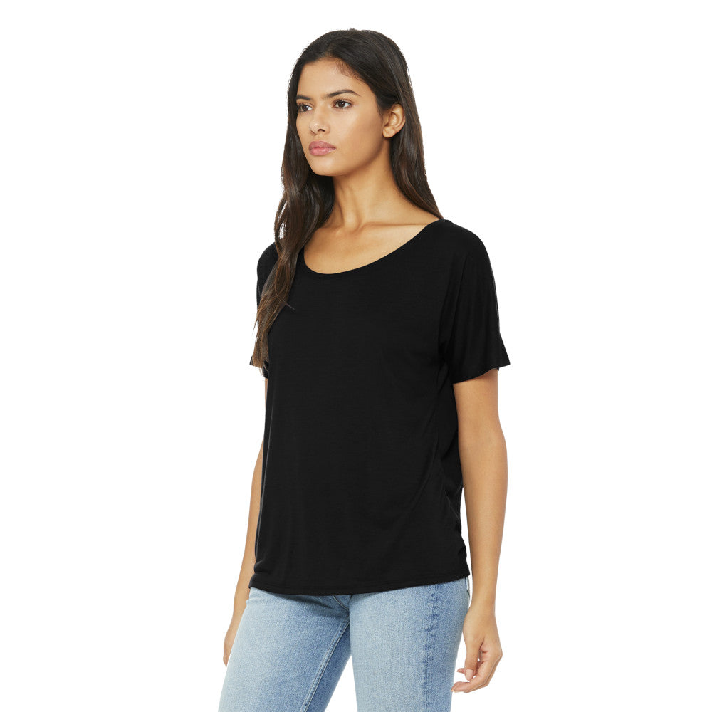 BELLA+CANVAS Women’s Premium Quality Slouchy Fit Scoop Neck Stylish T-Shirt