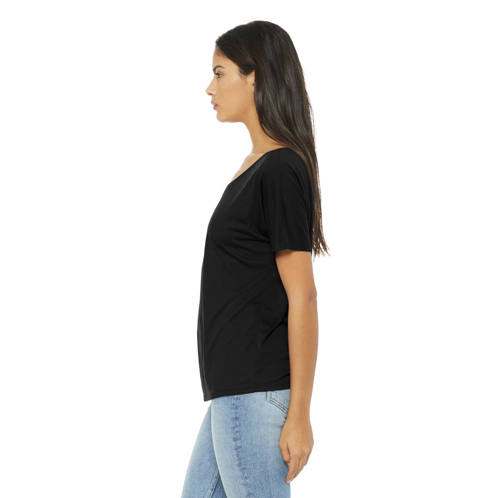 BELLA+CANVAS Women’s Premium Quality Slouchy Fit Scoop Neck Stylish T-Shirt