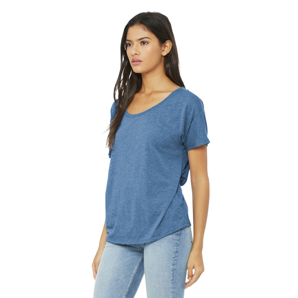 BELLA+CANVAS Women’s Premium Quality Slouchy Fit Scoop Neck Stylish T-Shirt