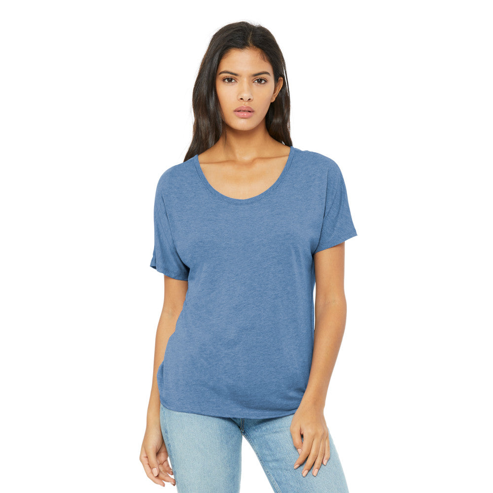 BELLA+CANVAS Women’s Premium Quality Slouchy Fit Scoop Neck Stylish T-Shirt