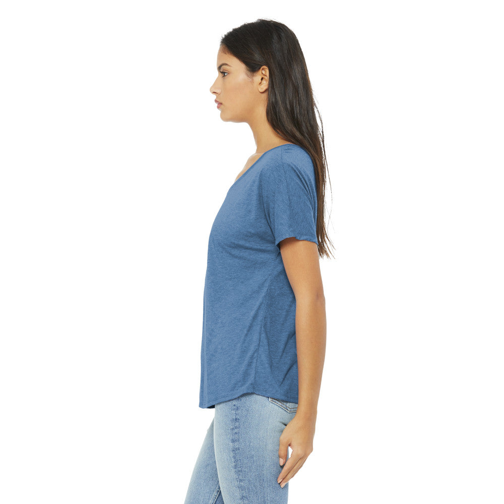 BELLA+CANVAS Women’s Premium Quality Slouchy Fit Scoop Neck Stylish T-Shirt