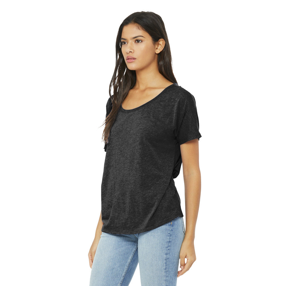 BELLA+CANVAS Women’s Premium Quality Slouchy Fit Scoop Neck Stylish T-Shirt