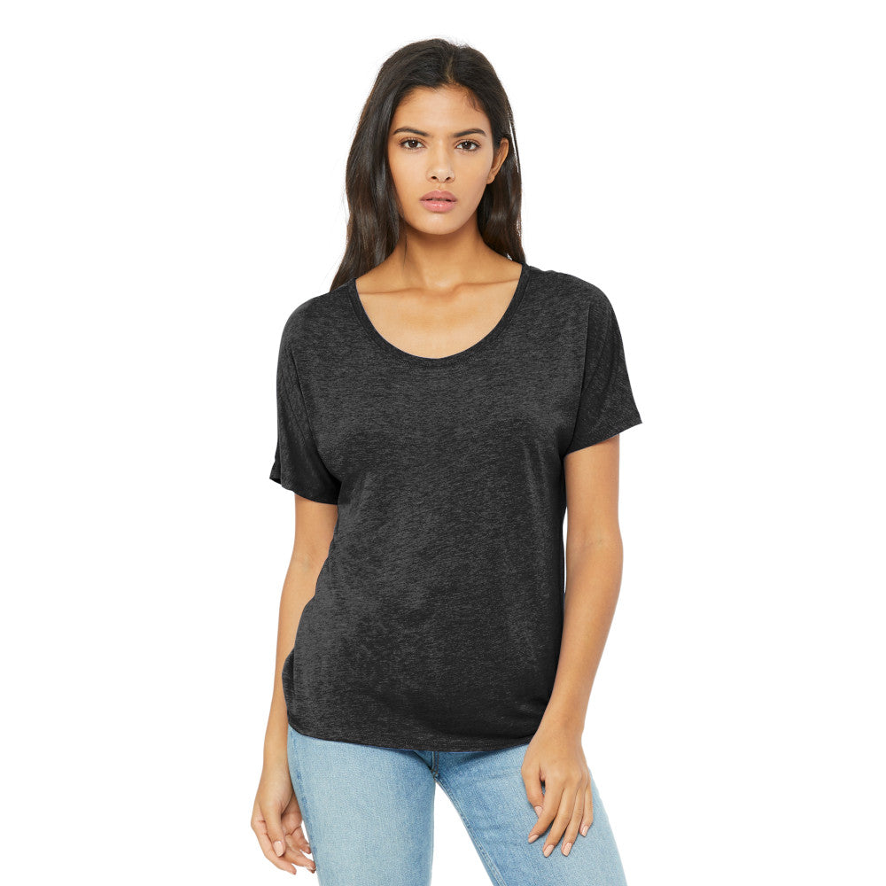 BELLA+CANVAS Women’s Premium Quality Slouchy Fit Scoop Neck Stylish T-Shirt