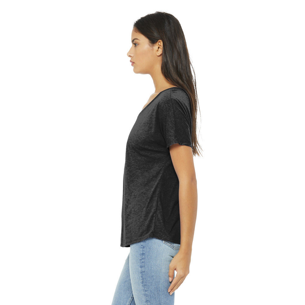 BELLA+CANVAS Women’s Premium Quality Slouchy Fit Scoop Neck Stylish T-Shirt