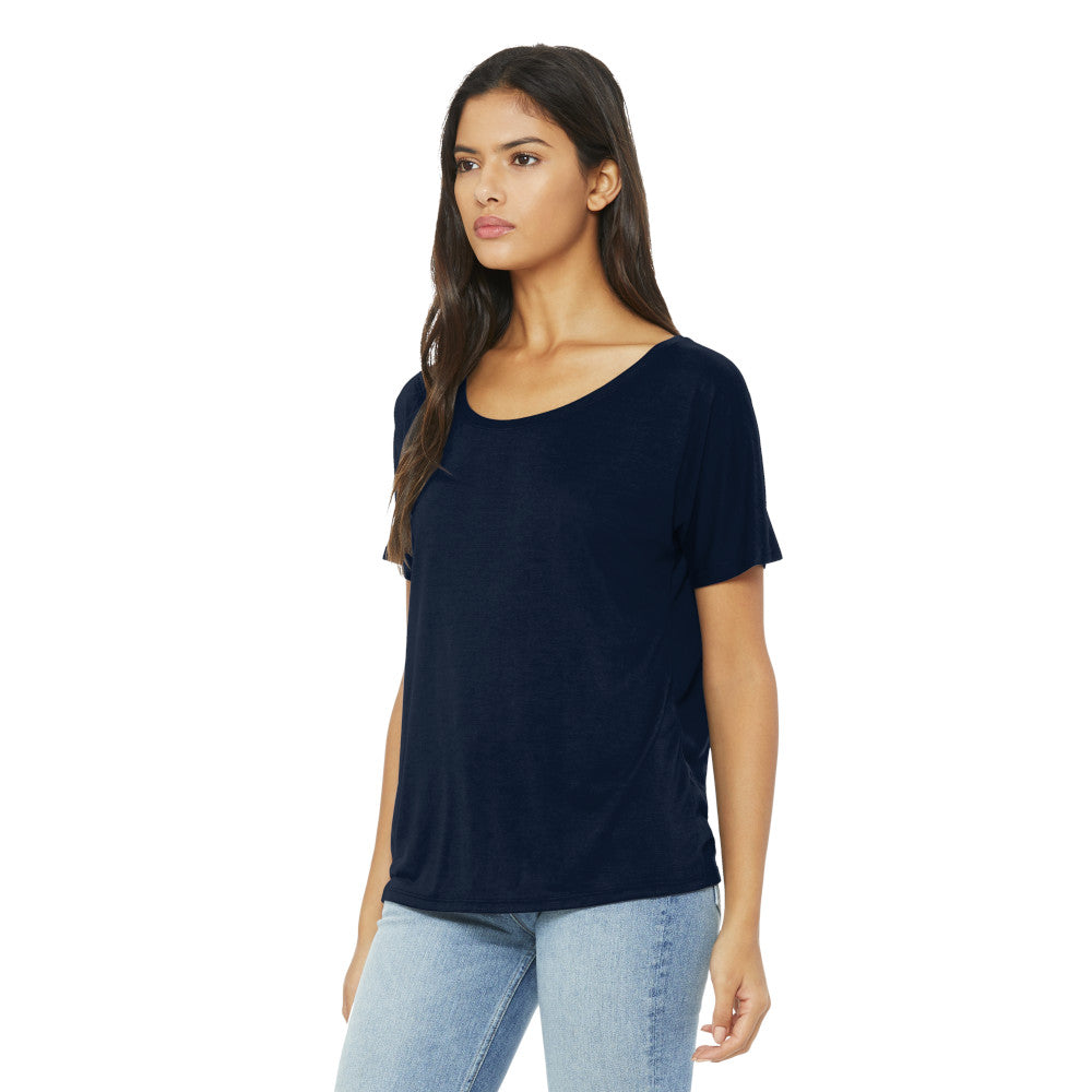 BELLA+CANVAS Women’s Premium Quality Slouchy Fit Scoop Neck Stylish T-Shirt