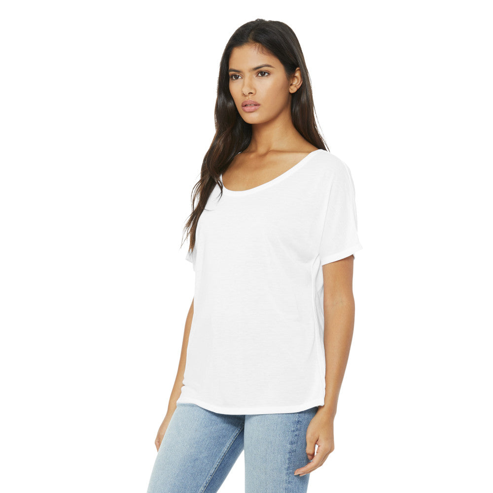 BELLA+CANVAS Women’s Premium Quality Slouchy Fit Scoop Neck Stylish T-Shirt