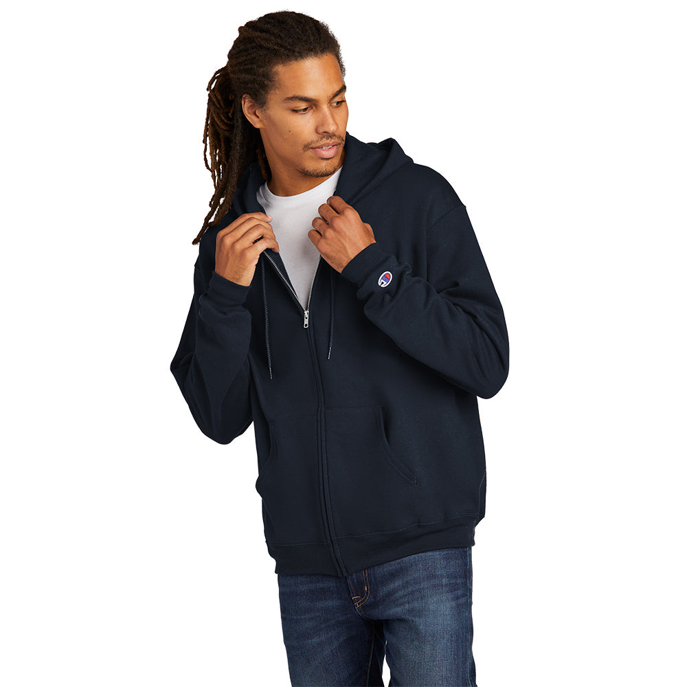 Champion Men's Powerblend Premium Quality Comfortable Full-Zip Multicolor Hoodie