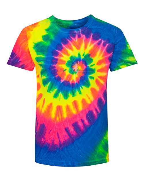 Youth Multi-Color Spiral Tie-Dyed T-Shirt