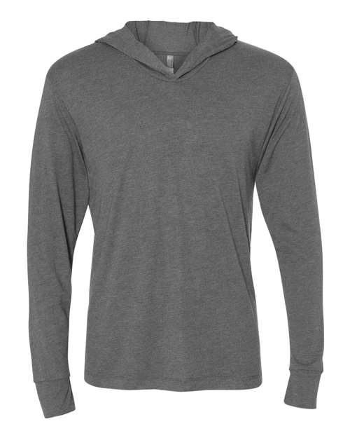 Unisex Triblend Hooded Long Sleeve Pullover