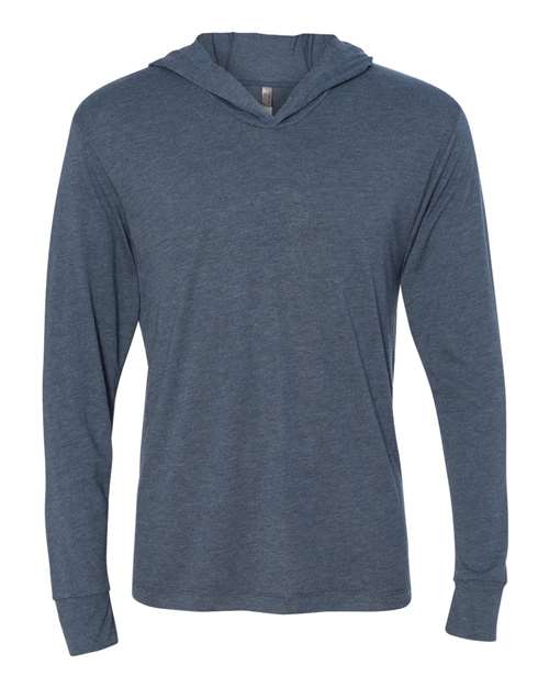 Unisex Triblend Hooded Long Sleeve Pullover