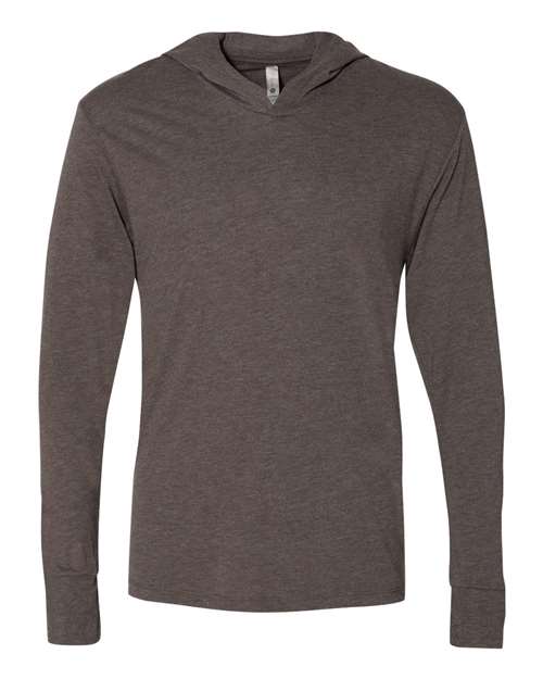 Unisex Triblend Hooded Long Sleeve Pullover