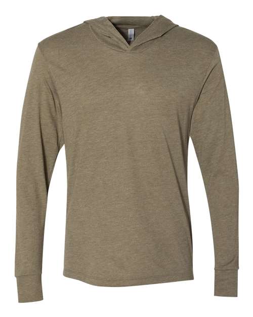 Unisex Triblend Hooded Long Sleeve Pullover