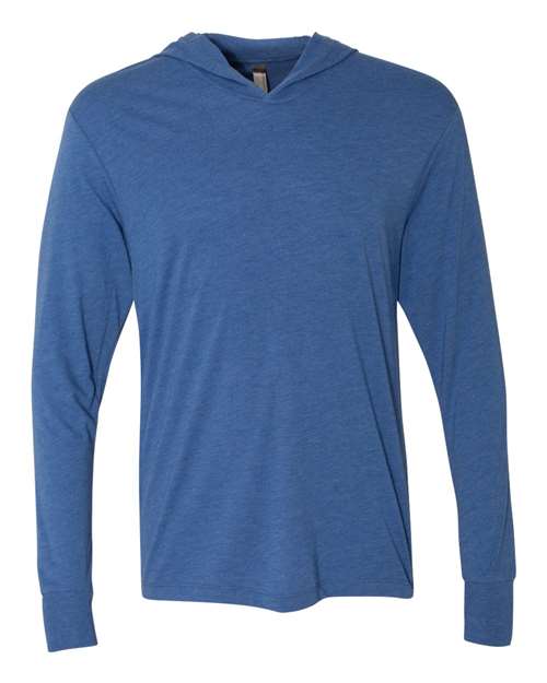 Unisex Triblend Hooded Long Sleeve Pullover