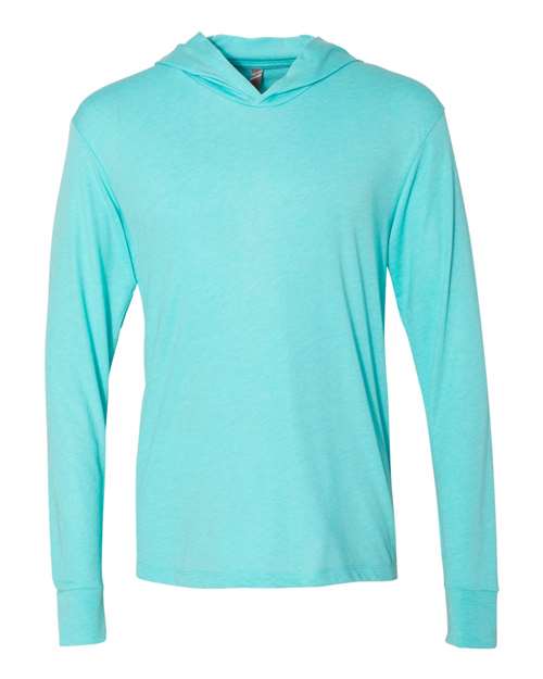 Unisex Triblend Hooded Long Sleeve Pullover