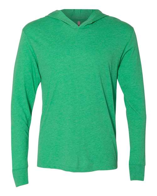 Unisex Triblend Hooded Long Sleeve Pullover
