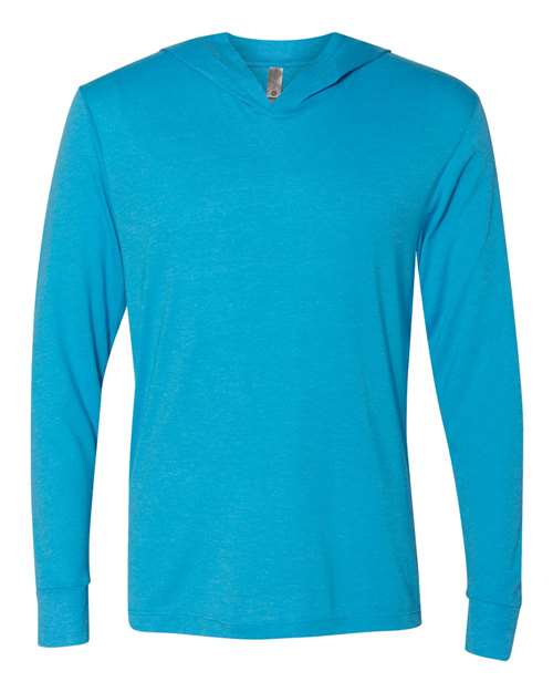 Unisex Triblend Hooded Long Sleeve Pullover