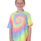 Youth Multi-Color Spiral Tie-Dyed T-Shirt