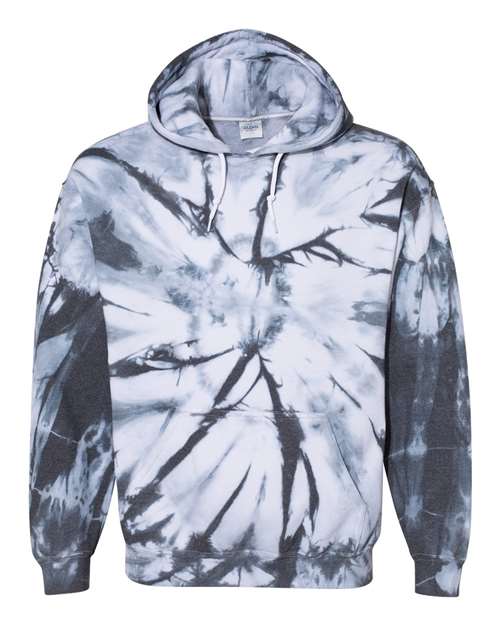 Blended Hooded Tie-Dyed Sweatshirt