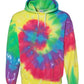 Blended Hooded Tie-Dyed Sweatshirt