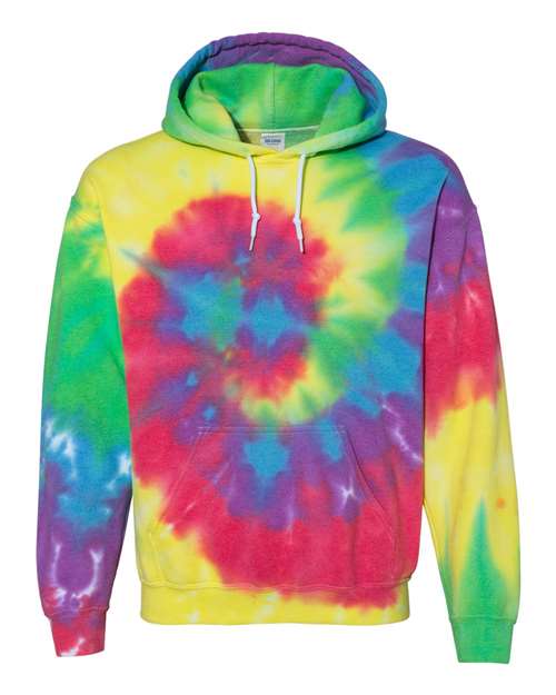 Blended Hooded Tie-Dyed Sweatshirt