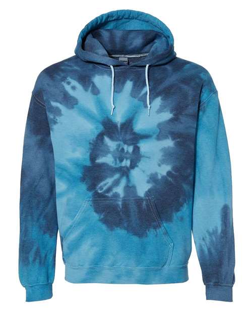 Blended Hooded Tie-Dyed Sweatshirt