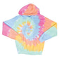 Blended Hooded Tie-Dyed Sweatshirt