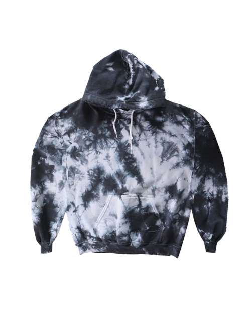 Blended Hooded Tie-Dyed Sweatshirt