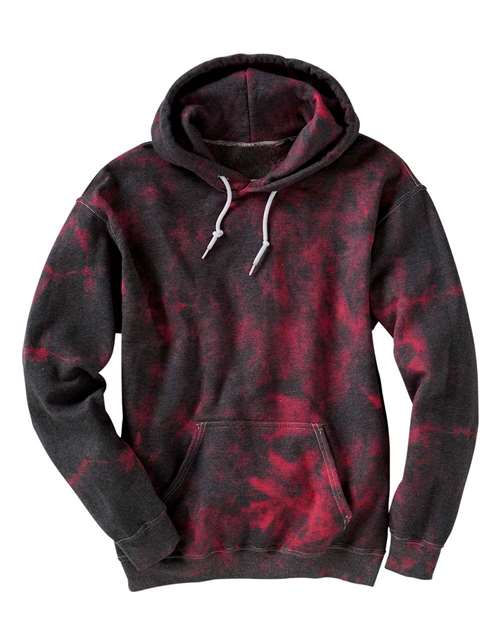 Blended Hooded Tie-Dyed Sweatshirt
