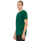 BELLA+CANVAS Unisex Heather CVC V-Neck Retail Fit Premium Quality T-Shirt