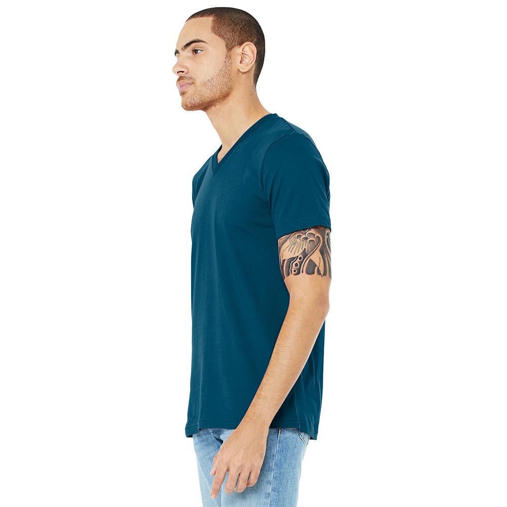 BELLA+CANVAS Unisex Jersey Short Sleeve V-Neck Premium Quality Stylish T-Shirt