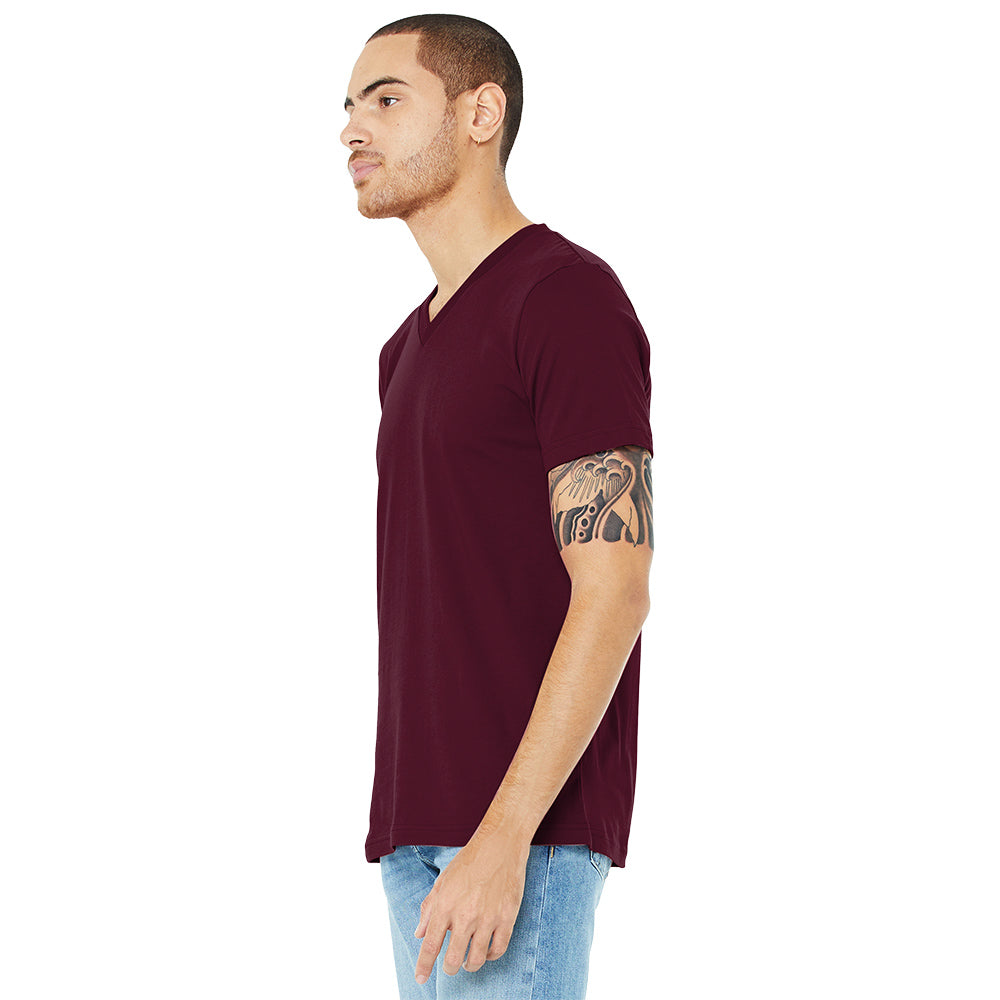 BELLA+CANVAS Unisex Jersey Short Sleeve V-Neck Premium Quality Stylish T-Shirt