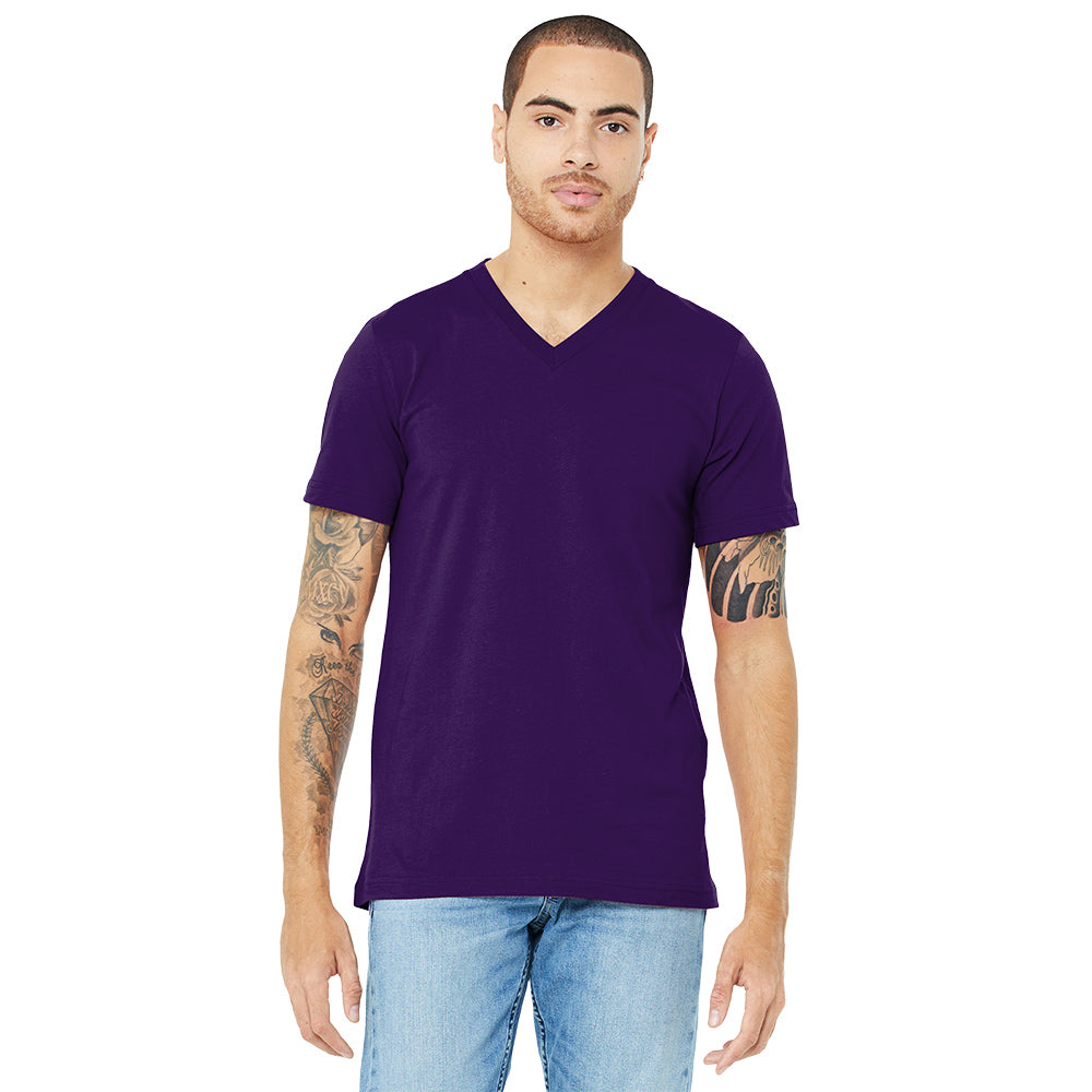 BELLA+CANVAS Unisex Jersey Short Sleeve V-Neck Premium Quality Stylish T-Shirt