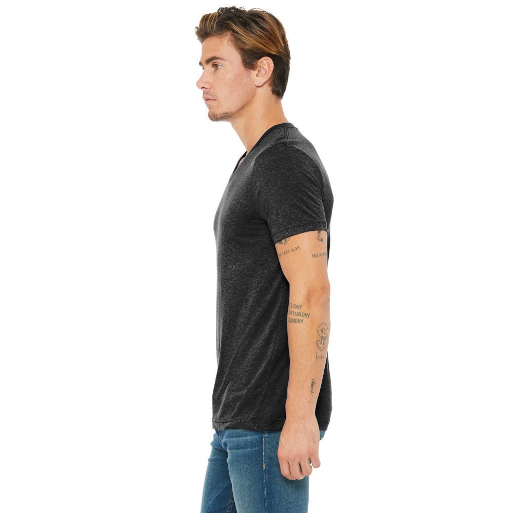 BELLA+CANVAS Unisex Premium Quality Triblend Short Sleeve V-Neck Comfortable Tee