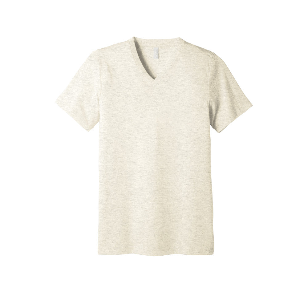 BELLA+CANVAS Unisex Premium Quality Triblend Short Sleeve V-Neck Comfortable Tee
