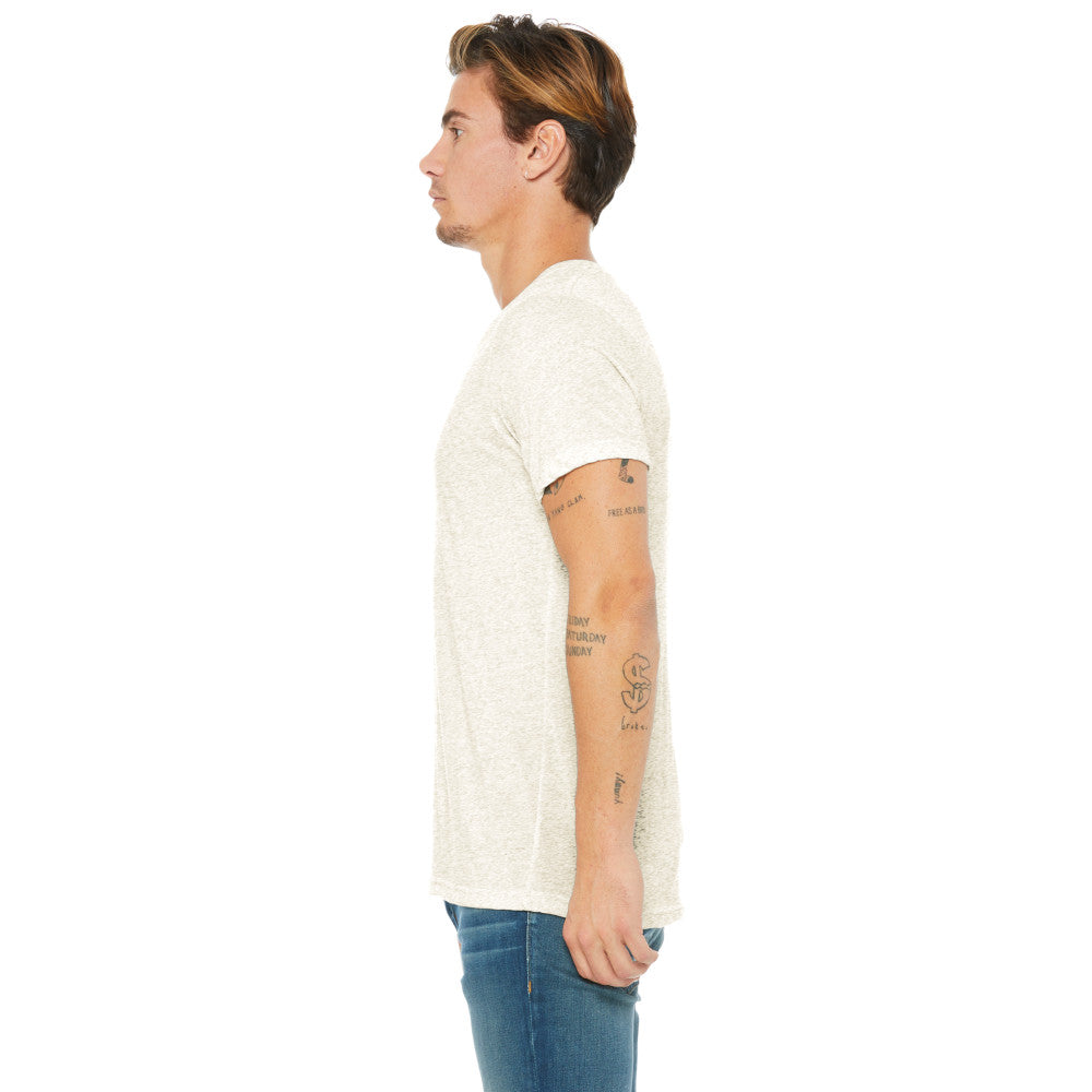 BELLA+CANVAS Unisex Premium Quality Triblend Short Sleeve V-Neck Comfortable Tee