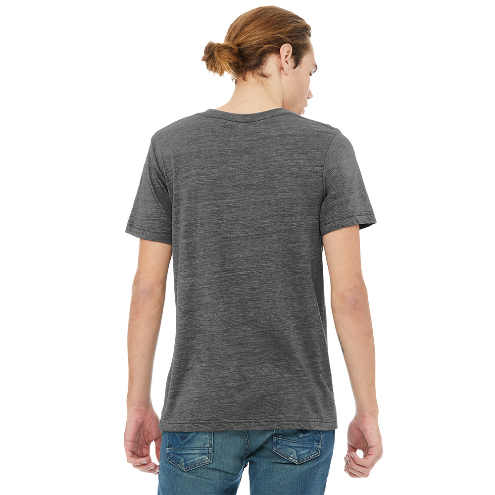 BELLA+CANVAS Unisex Premium Quality Textured Jersey V-Neck Stylish T-Shirt