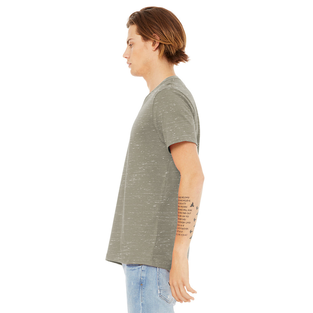 BELLA+CANVAS Unisex Premium Quality Textured Jersey V-Neck Stylish T-Shirt