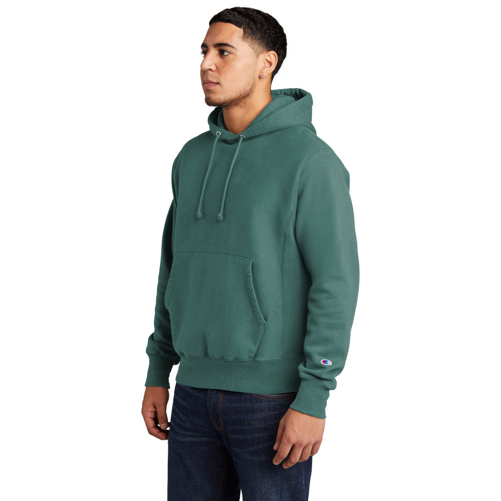Champion Men's Reverse Weave cotton Pullover Garment-Dyed Comfortable Hoodie