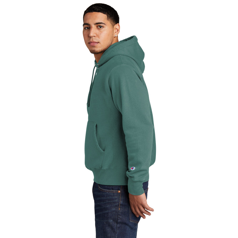 Champion Men's Reverse Weave cotton Pullover Garment-Dyed Comfortable Hoodie