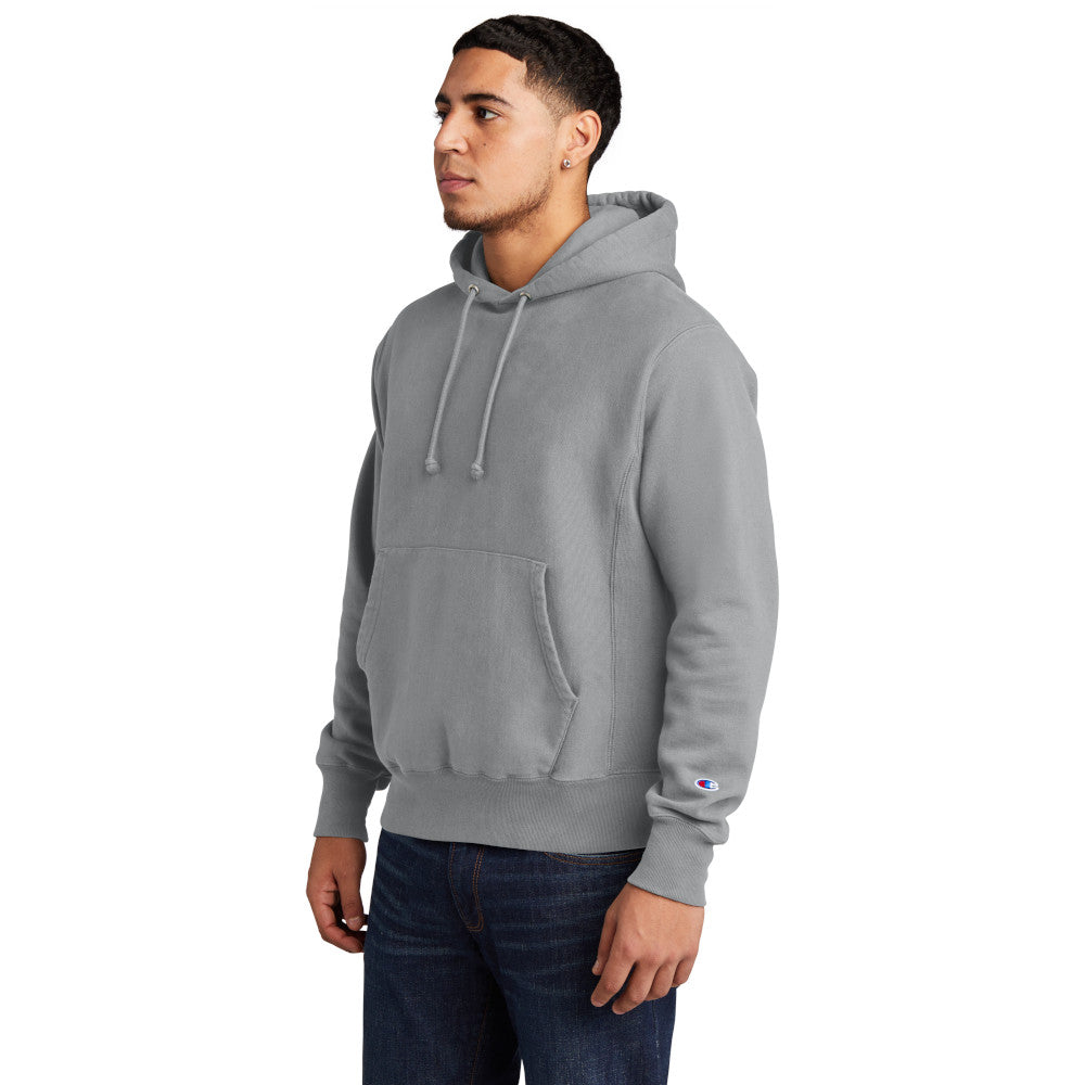 Champion Men's Reverse Weave cotton Pullover Garment-Dyed Comfortable Hoodie