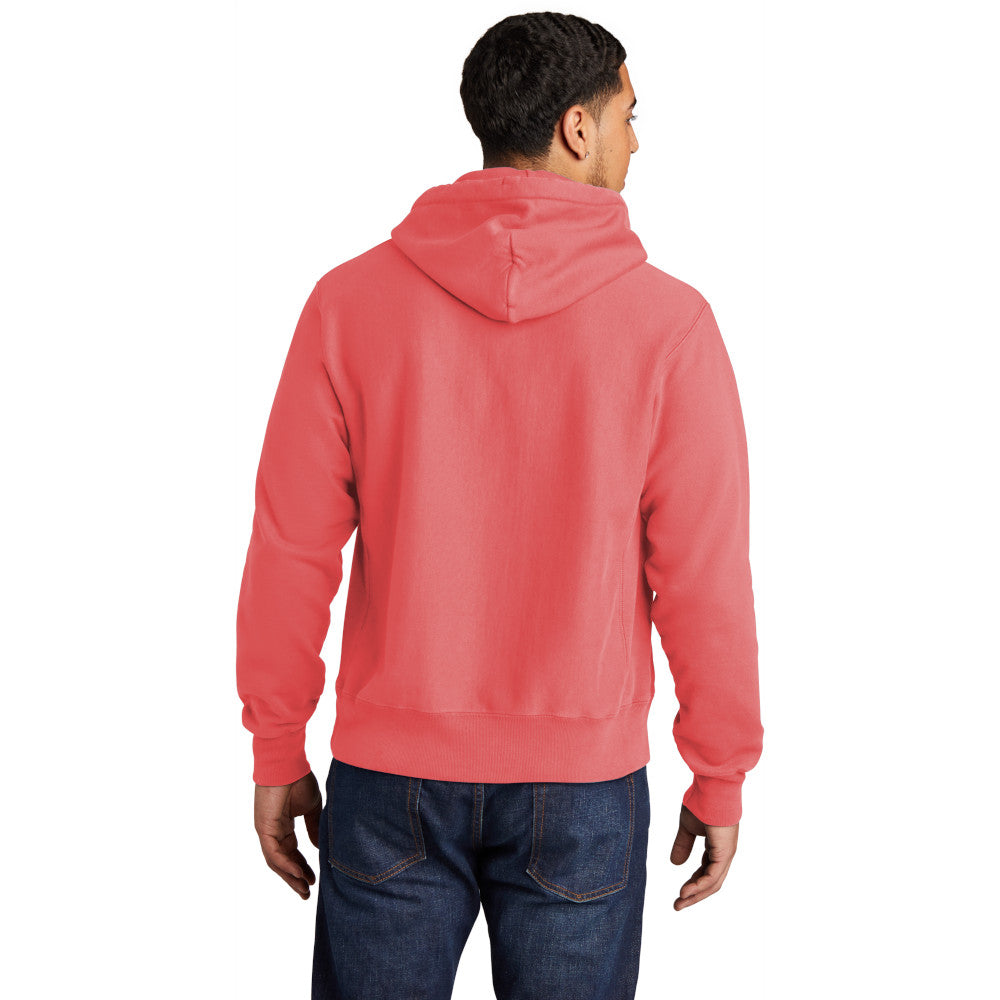 Champion Men's Reverse Weave cotton Pullover Garment-Dyed Comfortable Hoodie