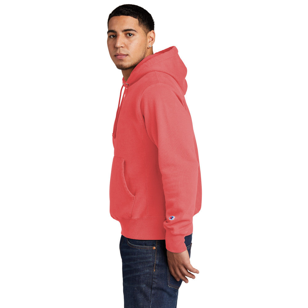 Champion Men's Reverse Weave cotton Pullover Garment-Dyed Comfortable Hoodie