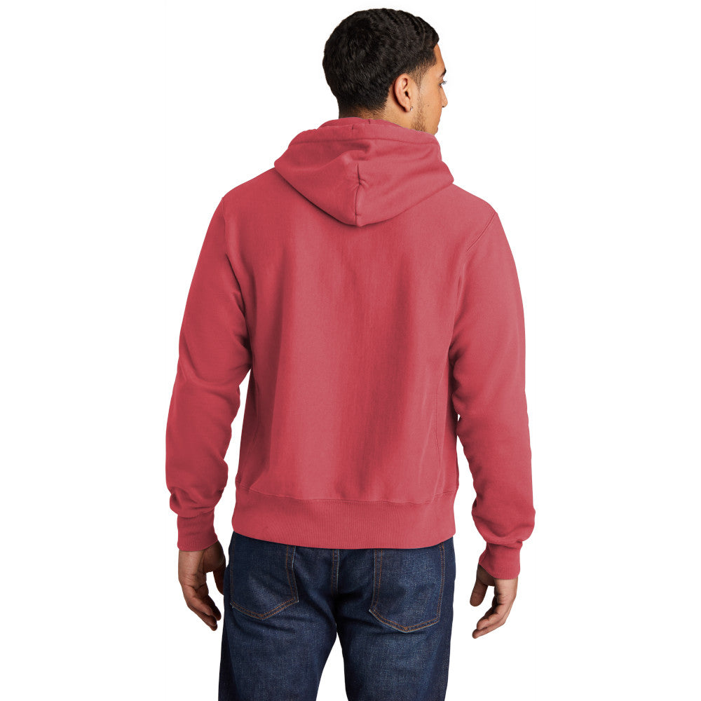 Champion Men's Reverse Weave cotton Pullover Garment-Dyed Comfortable Hoodie