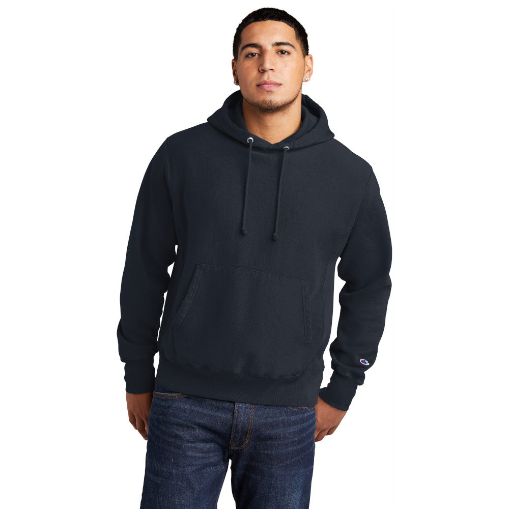 Champion Men's Reverse Weave cotton Pullover Garment-Dyed Comfortable Hoodie
