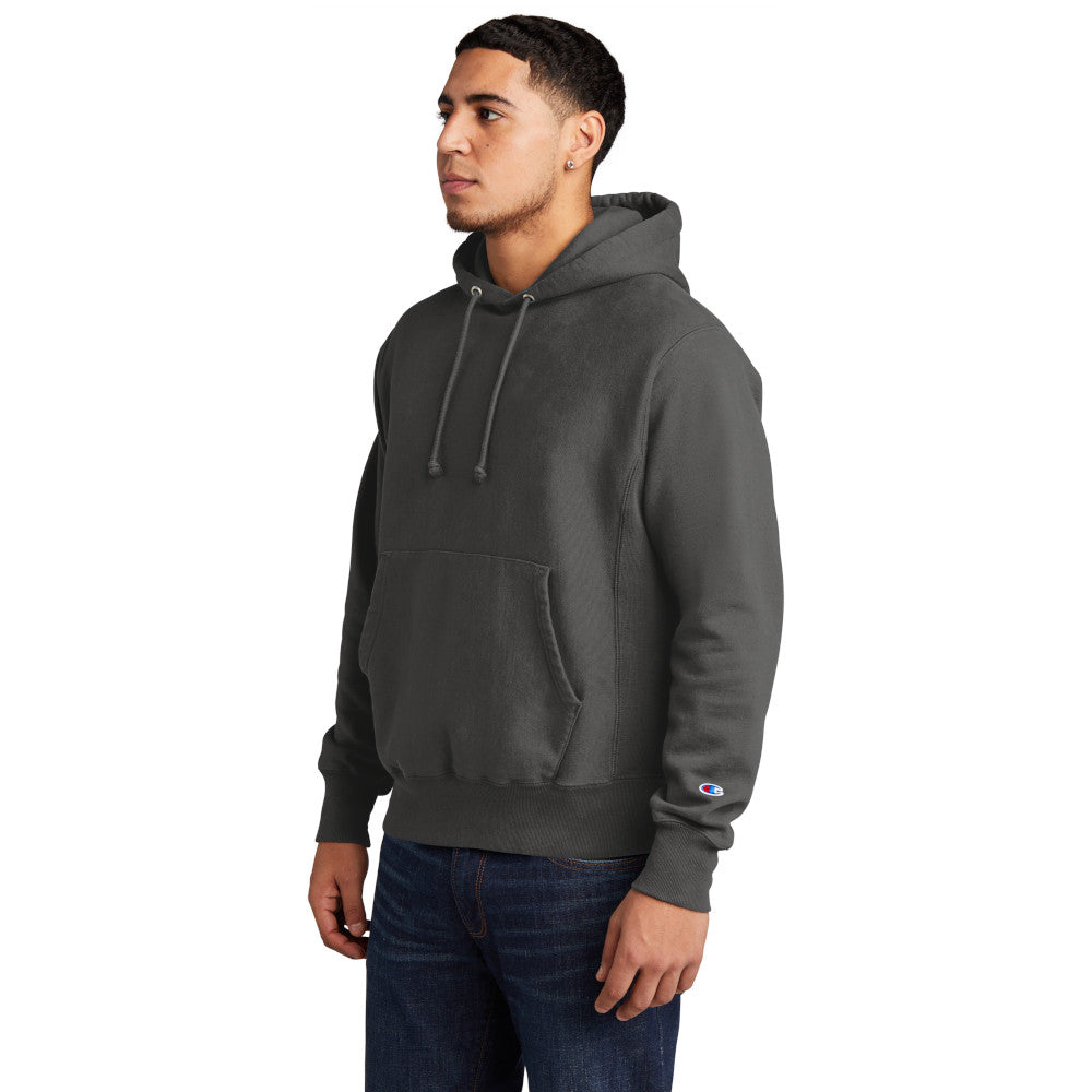 Champion Men's Reverse Weave cotton Pullover Garment-Dyed Comfortable Hoodie