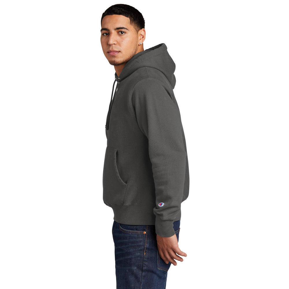 Champion Men's Reverse Weave cotton Pullover Garment-Dyed Comfortable Hoodie