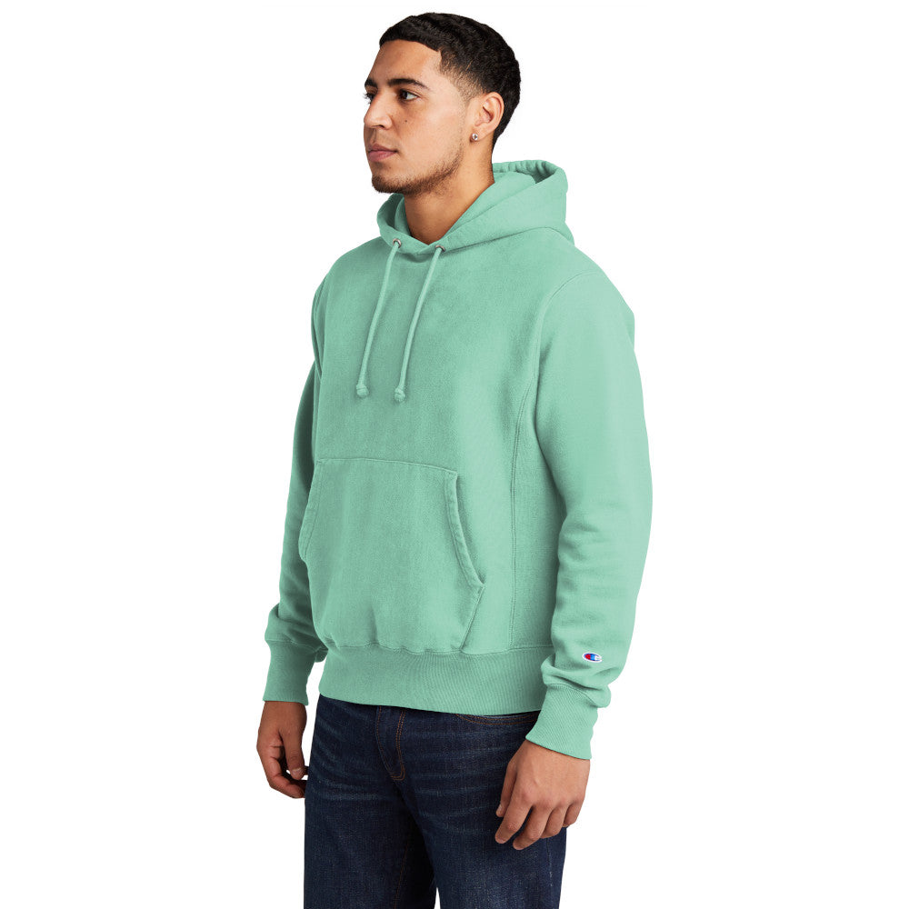 Champion Men's Reverse Weave cotton Pullover Garment-Dyed Comfortable Hoodie