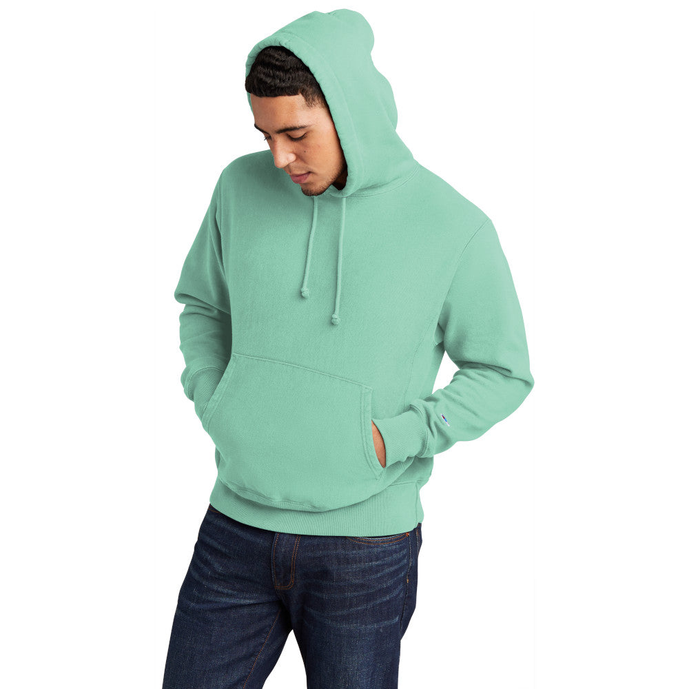 Champion Men's Reverse Weave cotton Pullover Garment-Dyed Comfortable Hoodie