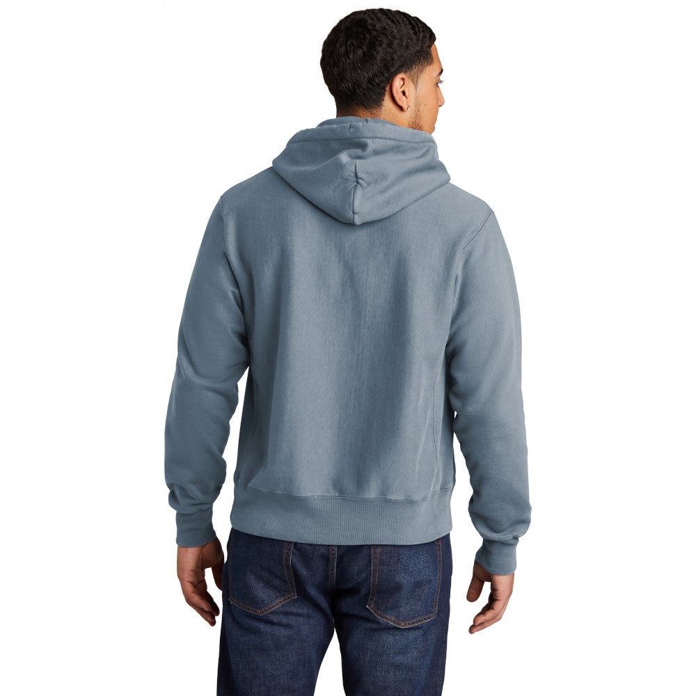 Champion Men's Reverse Weave cotton Pullover Garment-Dyed Comfortable Hoodie